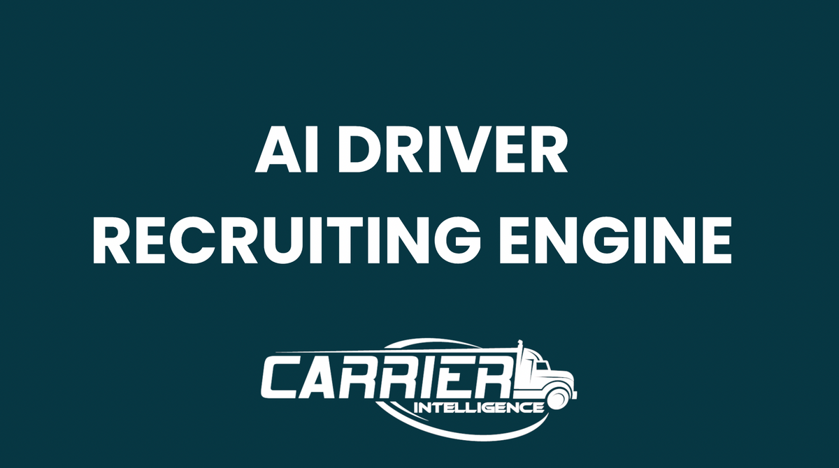 AI DRIVER RECRUITING ENGINE + 1 YEAR SOFTWARE LICENSE